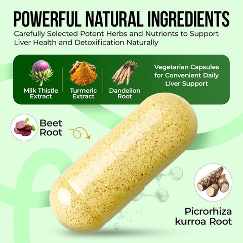 Image of Nature's Nectar Liver Cleanse Detox & Repair – Active Liver Support Supplement with Milk Thistle Liver Detox – Helps Repair & Protect Liver, Aids Fatty Liver & Gallbladder Health – 60 Capsules