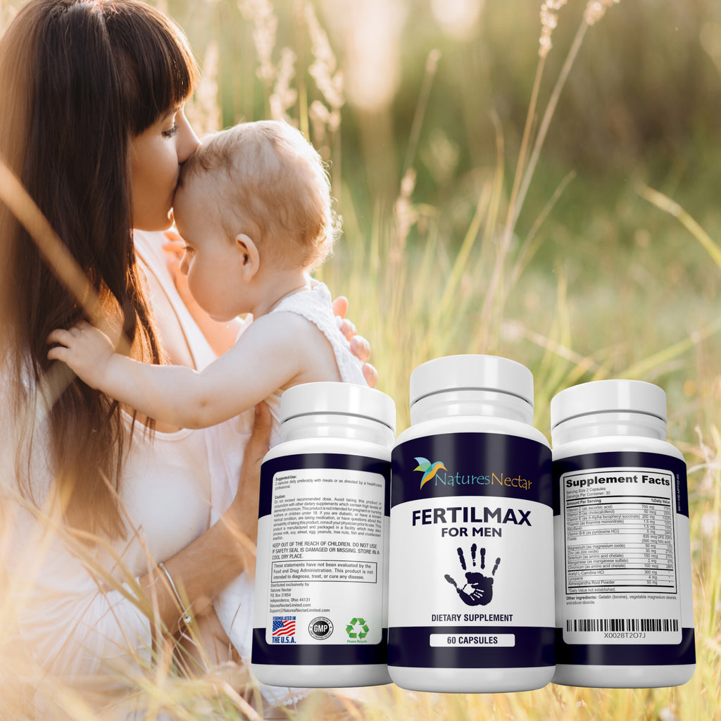 Male fertility supplements - Advanced Fertility Blend For Men Helps to Increase Sperm Health, Count, Volume and Rate of Conception - Conceive and Get Pregnant Fast with Semen Aid Booster Supplement