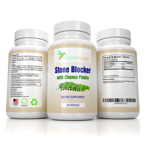 Image of STONE BLOCKER Chanca Piedra – Natural Kidney stone &  Gallbladder dissolver for max protection