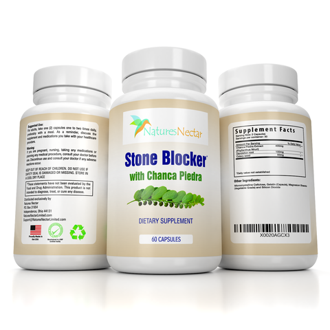 Image of STONE BLOCKER Chanca Piedra – Natural Kidney stone &  Gallbladder dissolver for max protection