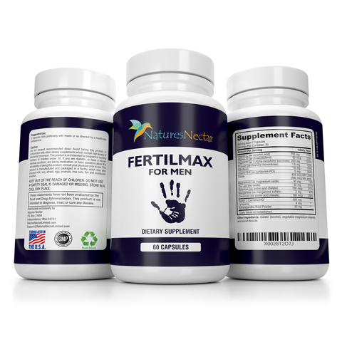 Image of Male fertility supplements - Advanced Fertility Blend For Men Helps to Increase Sperm Health, Count, Volume and Rate of Conception - Conceive and Get Pregnant Fast with Semen Aid Booster Supplement
